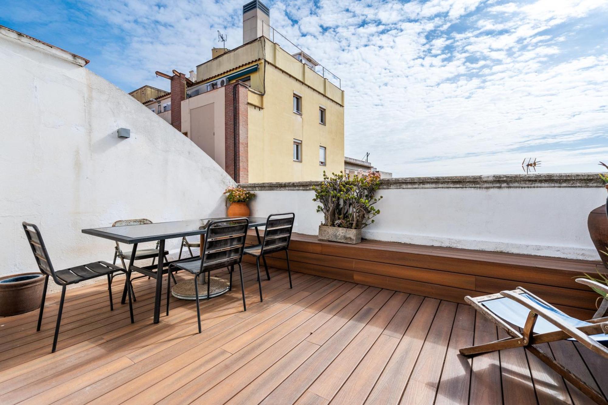 Bliss 1br Haven W Terrace In Gracia Appartamento Barcellona